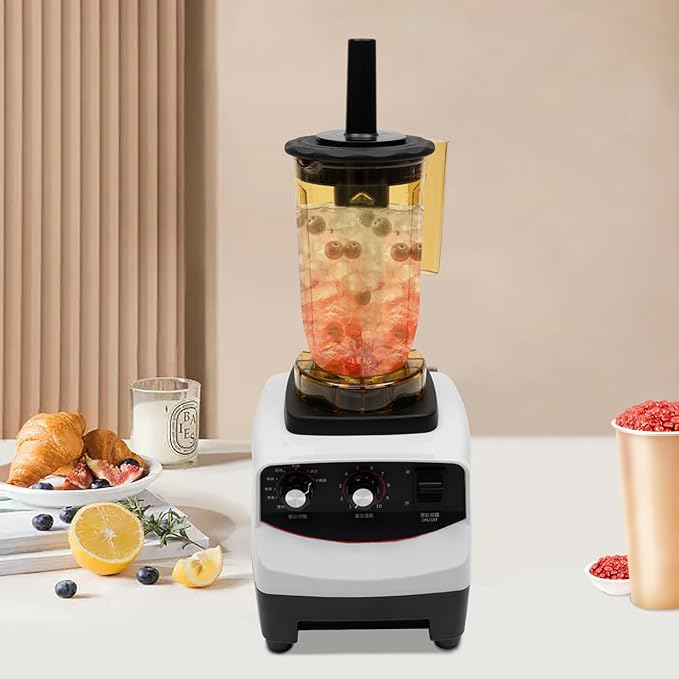 Countertop Blender with 4 Cups Blend Cup Milk Gap Tea Brewing Cup Shake Cup Smoothie Blender Tea Brewing Machine Electric Food Blender for Smoothies Shakes Juices Milk Tea