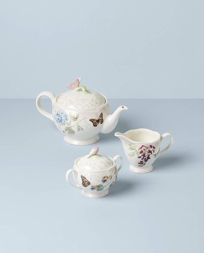 Lenox 897102 Butterfly Meadow Pink Ombre 5-Piece Tea Set