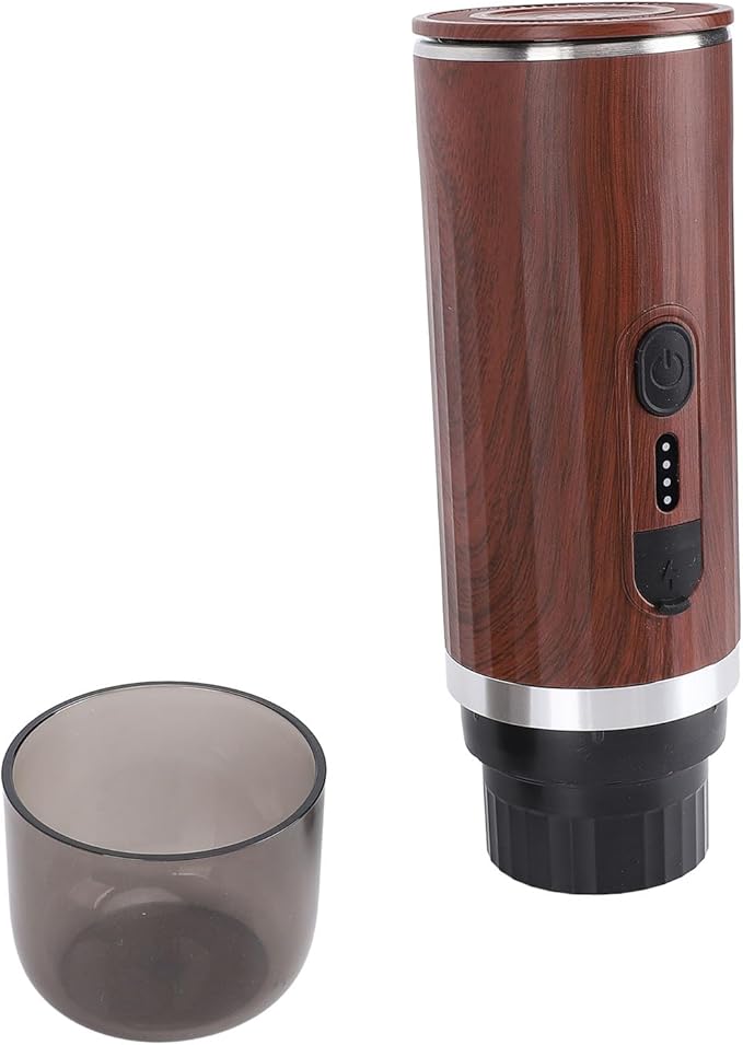 Portable Coffee Maker 20bar Extraction Self Heating 304 Stainless Steel 7500mAh Rechargeable Cordless Electric Travel Coffee Maker