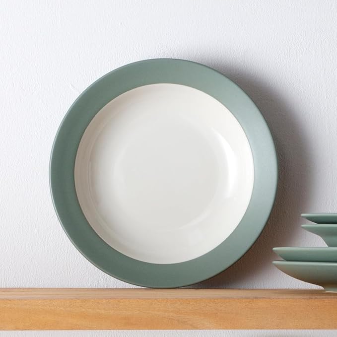 Noritake Colorwave Green 12-Piece Coupe Dinnerware Set Service for 4