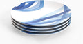 TervisHome Melamine Dinner Plates - Set of 4 | Yao Cheng Azure Collection | Durable Stoneware-like Quality Dishwasher Safe Perfect for Indoor and Outdoor Use