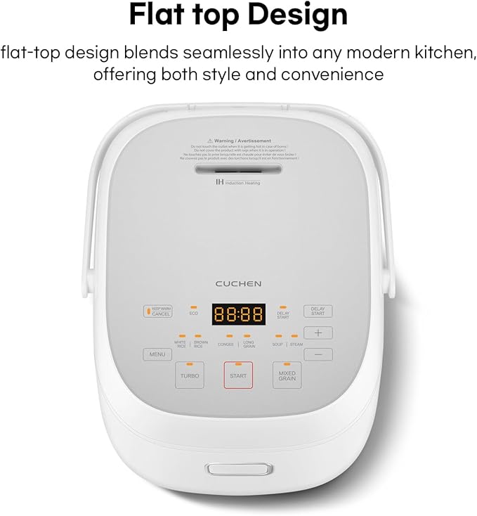 [CUCHEN] IH Induction Heating Rice Cooker/Micom 5.5 Cups/Specialized for Jasmine Rice Basmati Rice Calrose Rice