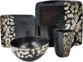 Savannah 16 Piece Stoneware Dinnerware Set
