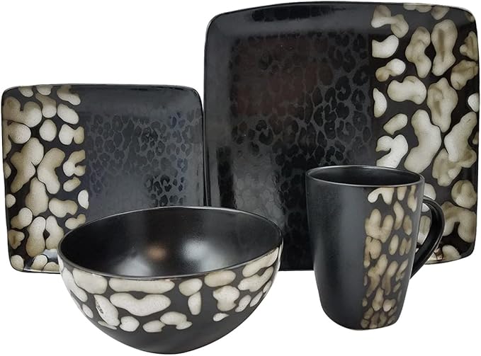 Savannah 16 Piece Stoneware Dinnerware Set