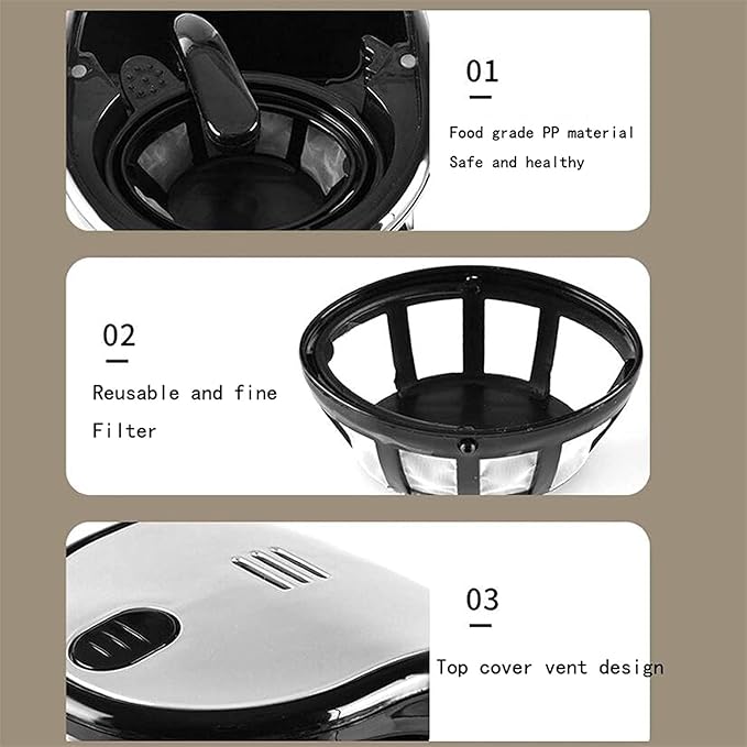 Coffee Maker Fully Automatic Coffee Machine For Home Office Filter Coffee Machine Small Portable Espresso Multifunction Coffee Maker Coffee Machine 20240311