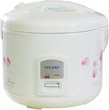 TRC-08 Cool Touch 8-Cup Rice Cooker and Warmer with Steam Basket White