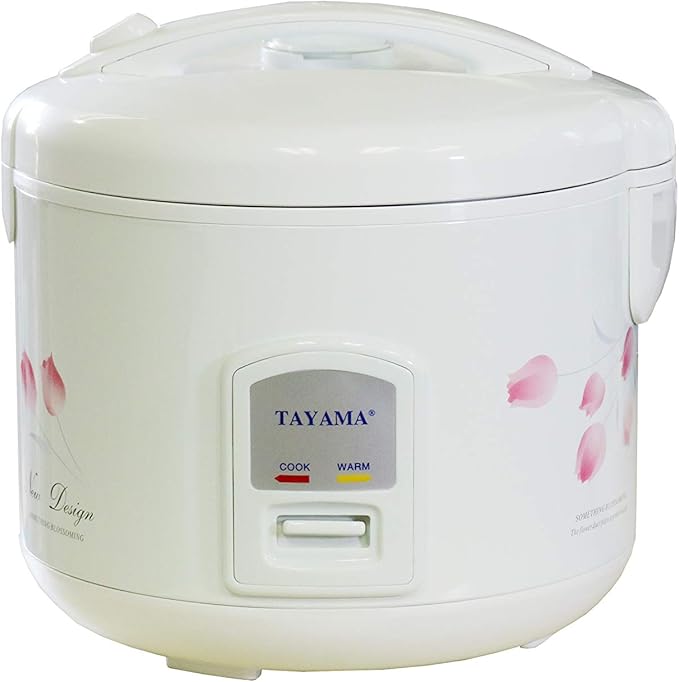 TRC-08 Cool Touch 8-Cup Rice Cooker and Warmer with Steam Basket White