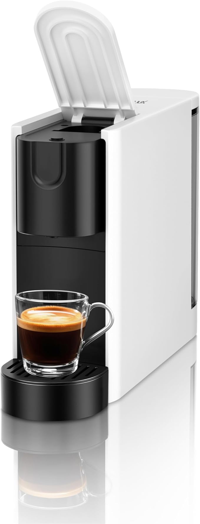 CHULUX RectoCafé Espresso Machine for Nespresso Original Capsule Pod 20 Bar Professional Italian Pump Coffee Machine Extra Mini Espresso Maker for Home &amp Office White