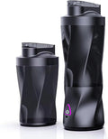 Portable Blender: 360W High-Power Motor 6000mAh Long-Lasting Battery 23oz Travel Smoothie Maker with Anti-Jam Blade BPA-Free for Shakes &amp Ice Crushing 【Black】