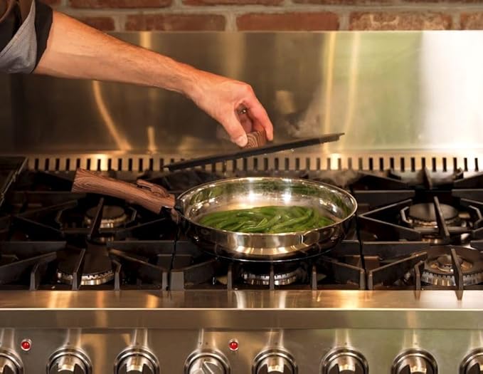 Ergo Chef Pro Series 8pc Smart Pan Set Removable Handles space-saving for kitchens RVs &amp Camping Compatible with electric gas &amp induction stoves stainless steel pans &amp ceramic PTFE &