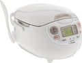 Zojirushi NS-ZCC10 5-1/2-Cup Neuro Fuzzy Rice Cooker and Warmer Premium White