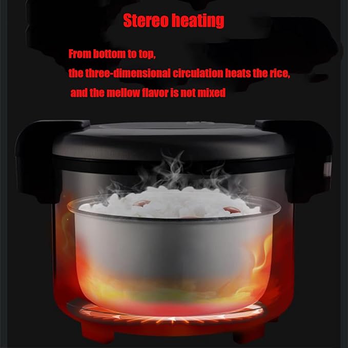 Large Capacity 23L Household Rice Cooker Commercial Electric Heat Preservation Bucket Non-Stick Pan Automatic Cooking