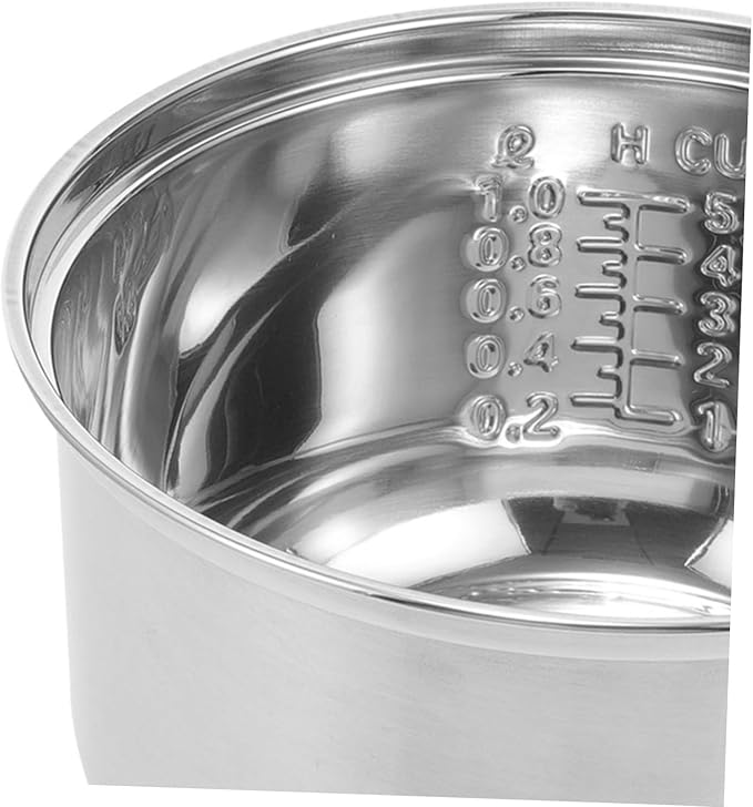 Stainless Inner Pot for Rice Cooker Cooker Liner Replacement Heat Transfer Performance