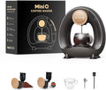 Single Serve Coffee Maker For K Cup Pod and Coffee Grounds /Tea Fast Brew in 2 minutes 2 IN 1 One Button Coffee Machine 4-8 Oz Brew Sizes Stylish＆Compact For Home Office RV and Dorm Black