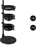 Coffee Dripper Stand with 2 Pcs Espresso Cooling BallHeight Adjustable Metal Pour Over Coffee Stand Elegant Gift for Coffee Dripper Brewer Lovers (Black)
