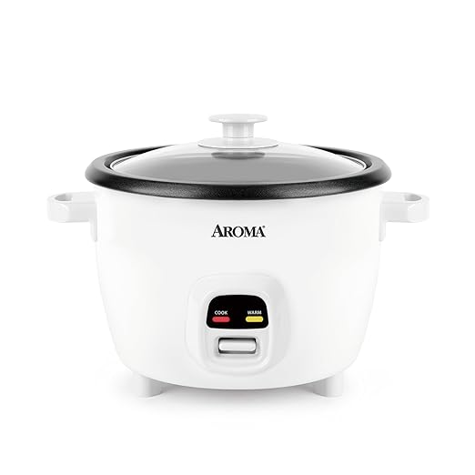 AROMA® 20-Cup (Cooked) One-Touch Rice Cooker and Food Steamer with Auto-Warm | 10 cups uncooked 20 cups cooked (ARC-390NGP)
