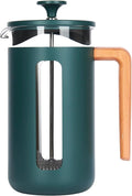 La Cafetière Pisa Stainless Steel Cafetière 8 Cup French Press Green Gift Boxed