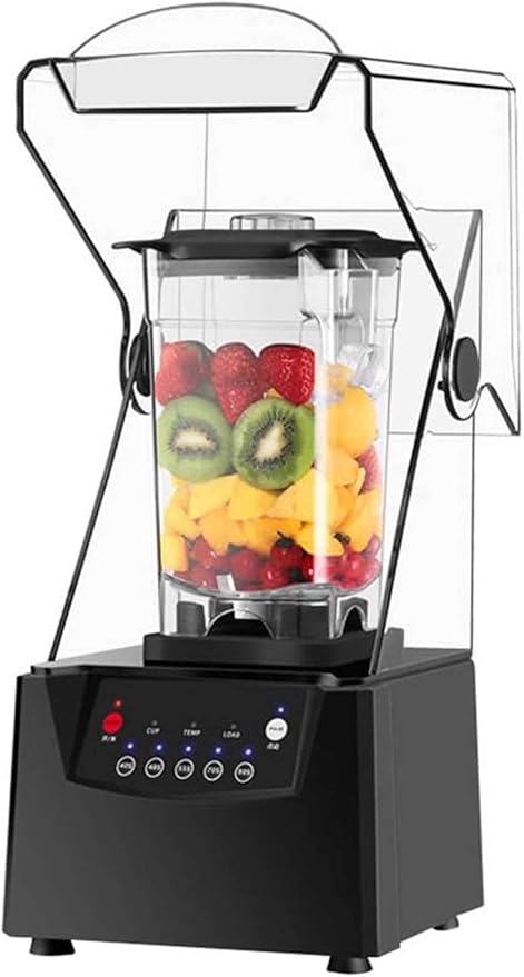 Smoothie Blender 2L Commercial Stand Mixer with Sound Enclosure - 17000rpm Blade Silent Broken Wall Cooking Machine for Fruits &amp Ice Crusher - Includes Cover - Perfect for Smoothies!