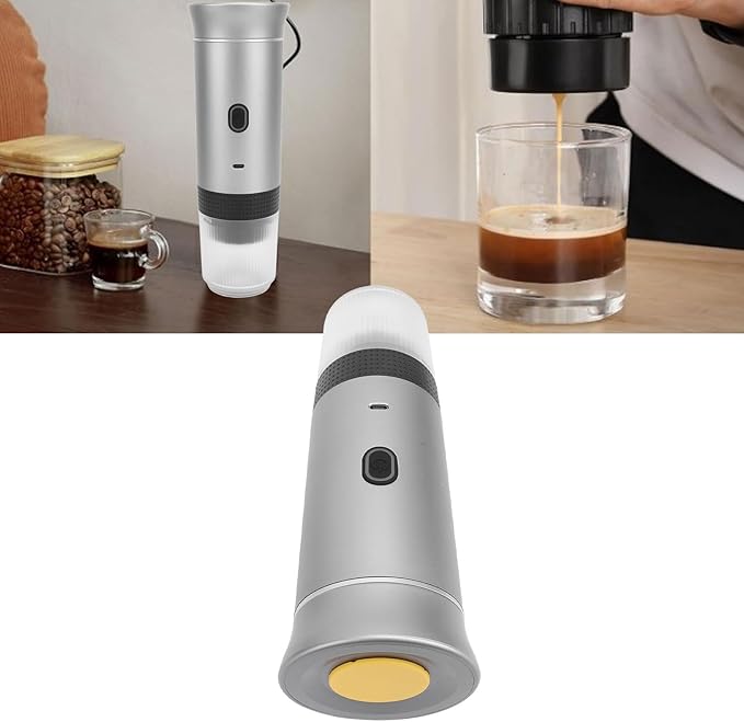 Coffee Maker Automatic Mini Portable Capsule Coffee Machine Travel Coffee Maker for RV Hiking Home Office