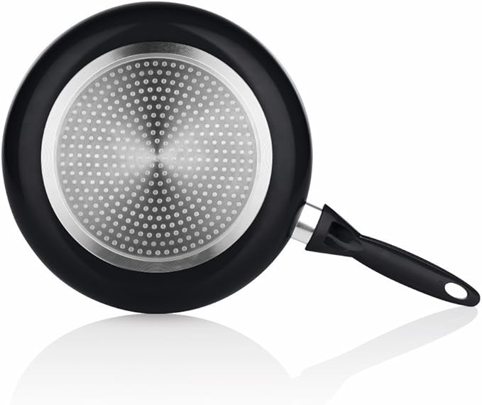 bratmaxx 05525 Ceramic Cooking and Frying Set - 8 Pieces - Black