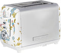 VQ Laura Ashley Stainless Steel 2 Slice Toaster Elveden White