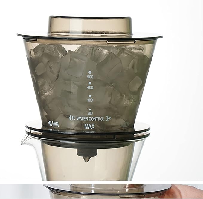 Cold Brew Coffee Maker Moka Pot Iced Home Coffee Drip Iced Coffee Tools Drip Pot Set High Borosilicate Glass Filter Coffee Machine 700ML