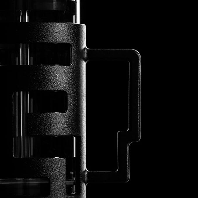 Coffee Maker Press Coffee Press Tea Coffee Pot Glass Coffee Pot convenient (Color : Black) (Black)