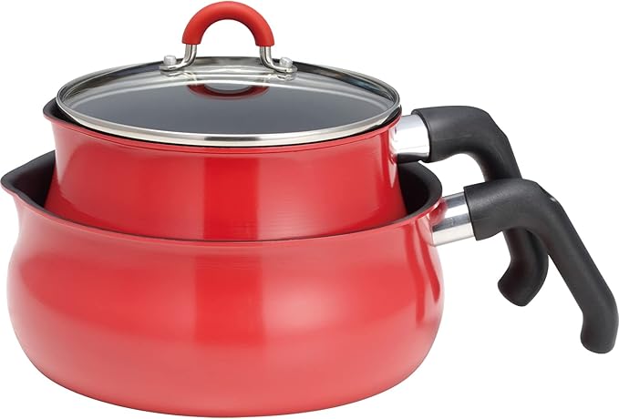 Wahei Freiz AMB-2839 Multi-Pot &amp Multi-Pan Set Large Red