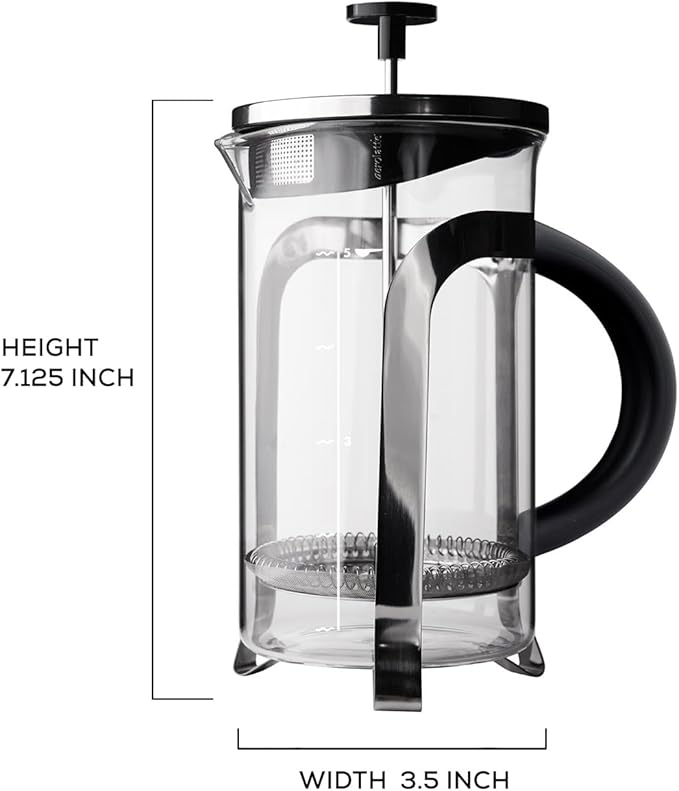 aerolatte French Press Coffee Maker Brews 5 Servings 20-Ounce