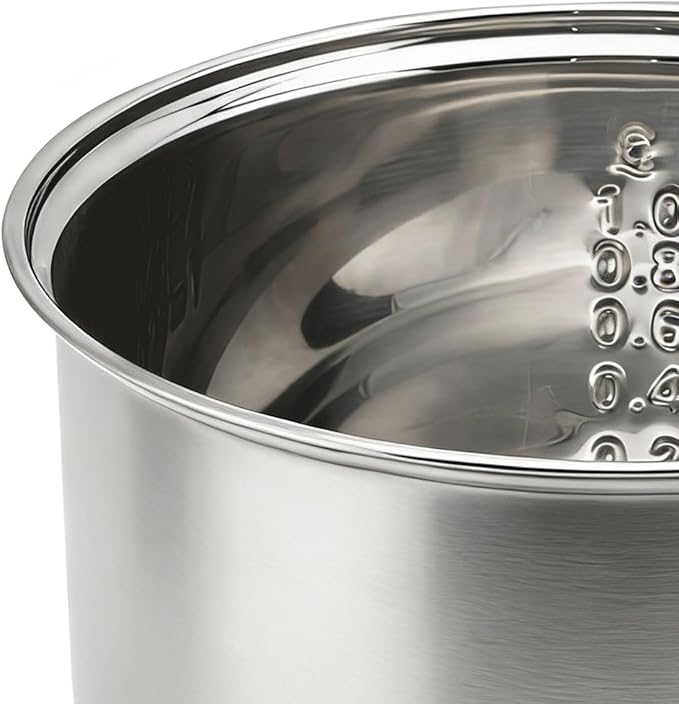 Stainless steel inner pot of rice cooker - compatible with aroma ARC-150SB ARC-5200SB rice cooker replacement pot.