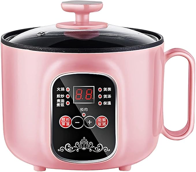 Rice Cooker Household Multifunctional All-in-one Rice Cooker/Frying Pan/Wok/Soup Pot Non-Stick Inner Pot for 1-2 People (F) (C)