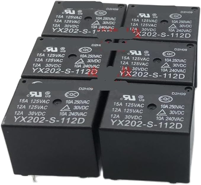 YX202-S-112D YX202-S-112DM Pressure Cooker Relay 4-pin Set 12V Insulation Kettle Rice Cooker Soy Milk Machine Heating Relay (Size : YX202-S-112D 5 feet)