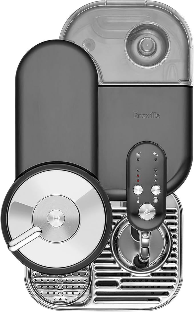 Nespresso Vertuo Creatista Coffee and Espresso Maker by Breville Black Truffle