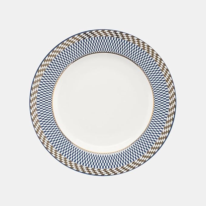 Oxford Flamingo-Op Art Porcelain 20 Piece Dinnerware Set Service for 4
