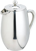 La Cafetière Stainless Steel Double Walled Insulated Cafetière 3 Cup Stainless Steel Silver