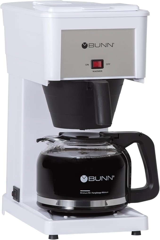 BUNN GRW Velocity Brew 10-Cup Home Coffee Brewer White