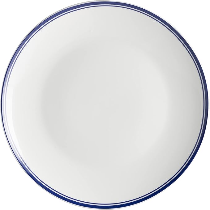Café Stripe 12 Pc Dinnerware Set Blue