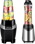 La Reveuse 1000W Smoothie Blender (Black) + La Reveuse 300W Personal Blender (SIlve)