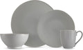 Eater x Zwiesel Fortessa Tempus Stoneware 16 Piece Dinnerware Set (Service for 4) Smoke