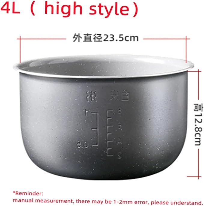 Compatible With Midea. Rice Cooker Liner 3 Liters 4 Liters 5 Liters Medical Stone Ceramic Glaze Inner Pot Core(4L 2)