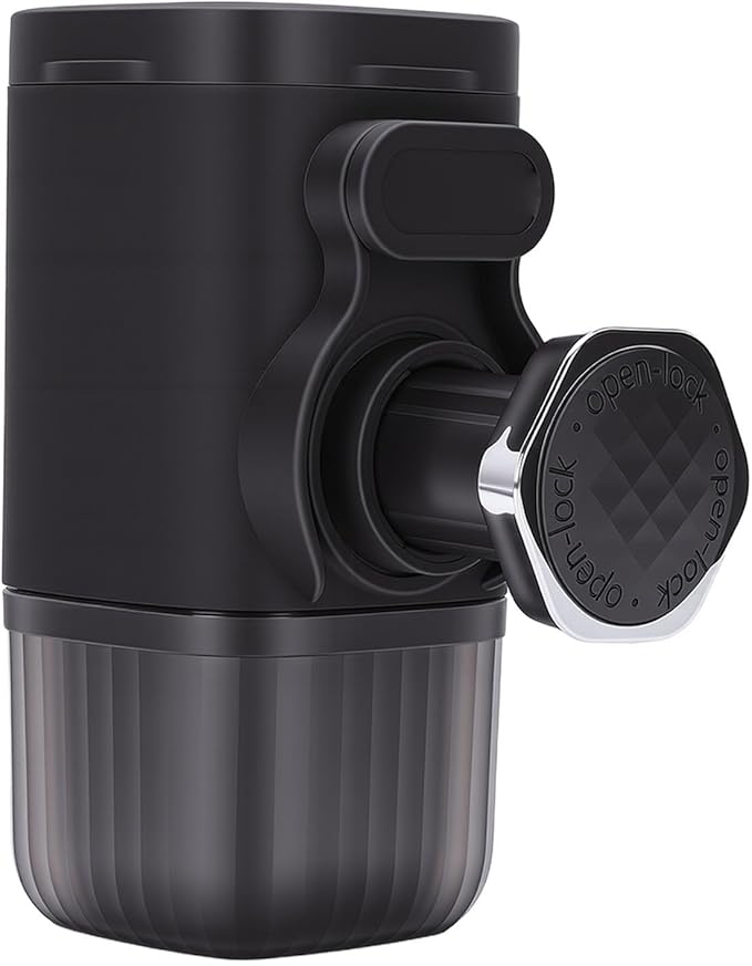 Espresso Maker Portable ABS Travel Coffee Maker with 15 Bar Pressure for Camping and Outdoor Use