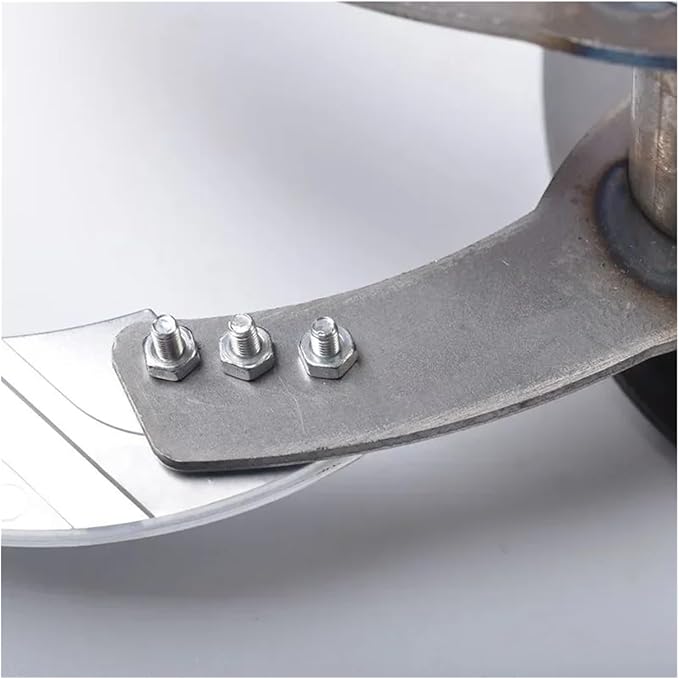Agricultural Fruit And Vegetable Crusher 4/6 Blade Breeding Cutter Electric Drill Chopper Blade Fits Goose Chicken Feed Grass(4 bldae with Shaft)