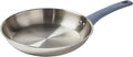 T-fal Essentials Stainless Steel Fry Pan 10.5 Inch Induction Compatible Oven Safe 350F Durability &amp Performance Cookware Pots and Pans Chef's Pan Skillet Frying Pan Dishwasher Safe Silver/