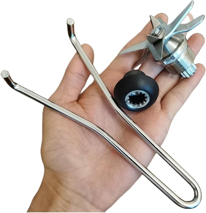 1 Set (3pcs) Stainless Steel Mixing Knife Blender Cup Universal Parts