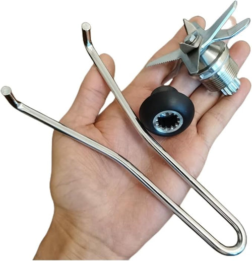 1 Set (3pcs) Stainless Steel Mixing Knife Blender Cup Universal Parts