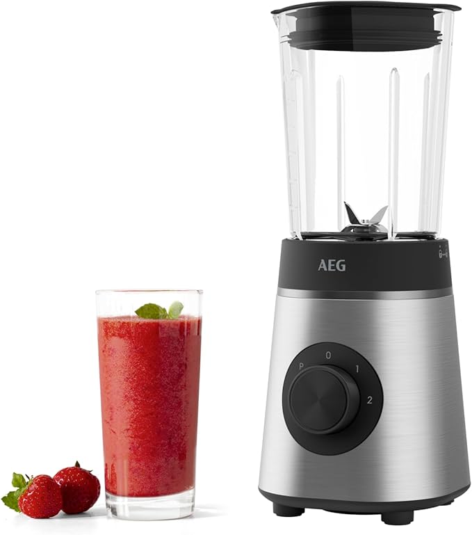AEG Blender CB4-1-6ST Deli 4 stainless steel/350 watts/23000 revolutions/minute/600ml jug/dishwasher safe/stainless steel