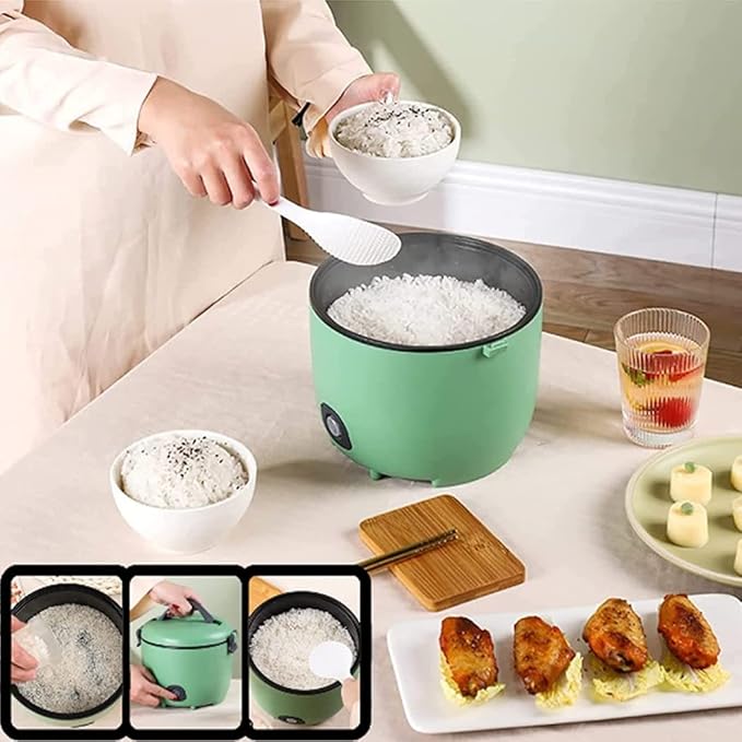 1.8L Small Rice Cooker Multi-Function Rice Cooker with Detachable Non-Stick and Keep Warm Function for 1-3 People Rice Cooker (Yellow)