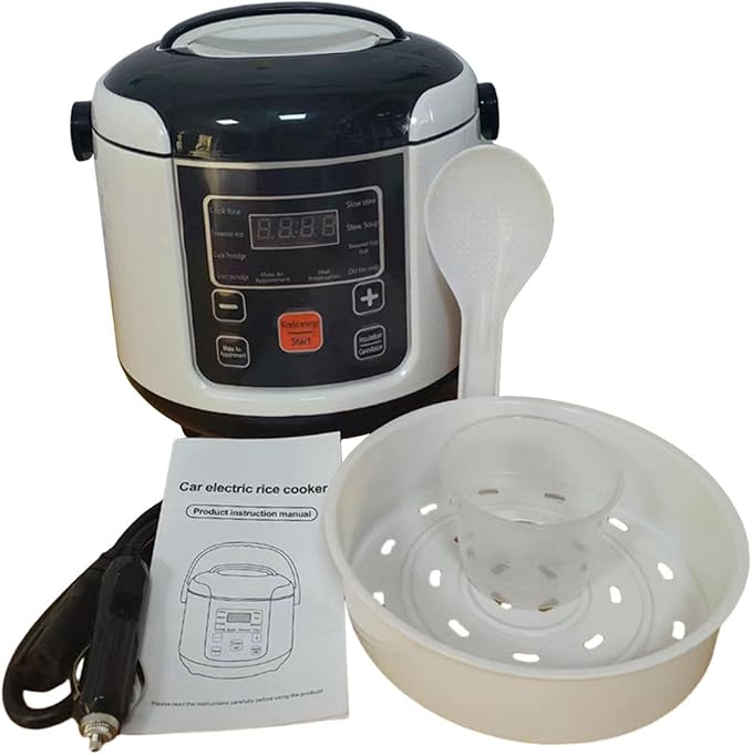 Electric Rice Cooker Travel Rice Cooker Automobile Portable Heating Lunch Box Multipurpose Soup Pot Electric Rice Cooker 12V for Cars