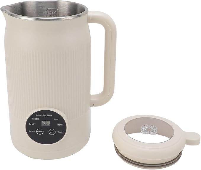 Generic 1200ml Soy Milk Maker Blender with Timer Self Feature for Busy Moms Non Dairy Beverage Maker (US Plug)