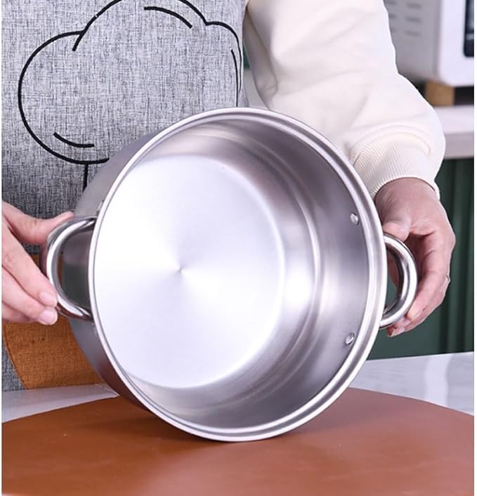 12 Piece Set of Stainless Steel Bottom Milk Pan Non Stick Frying Combination Home Gift